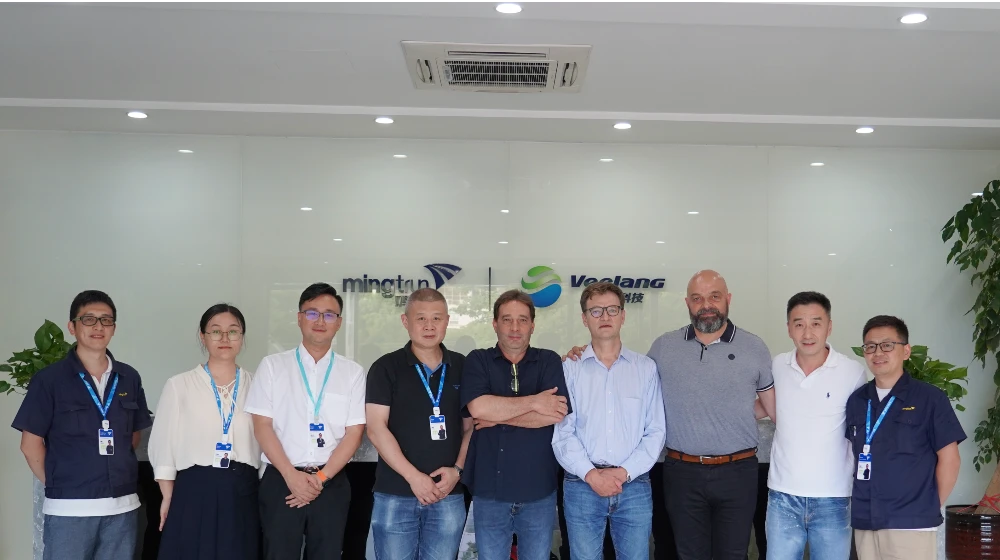 法国Muller公司一行莅临完美（中国）一站式服务官网科技参观交流
